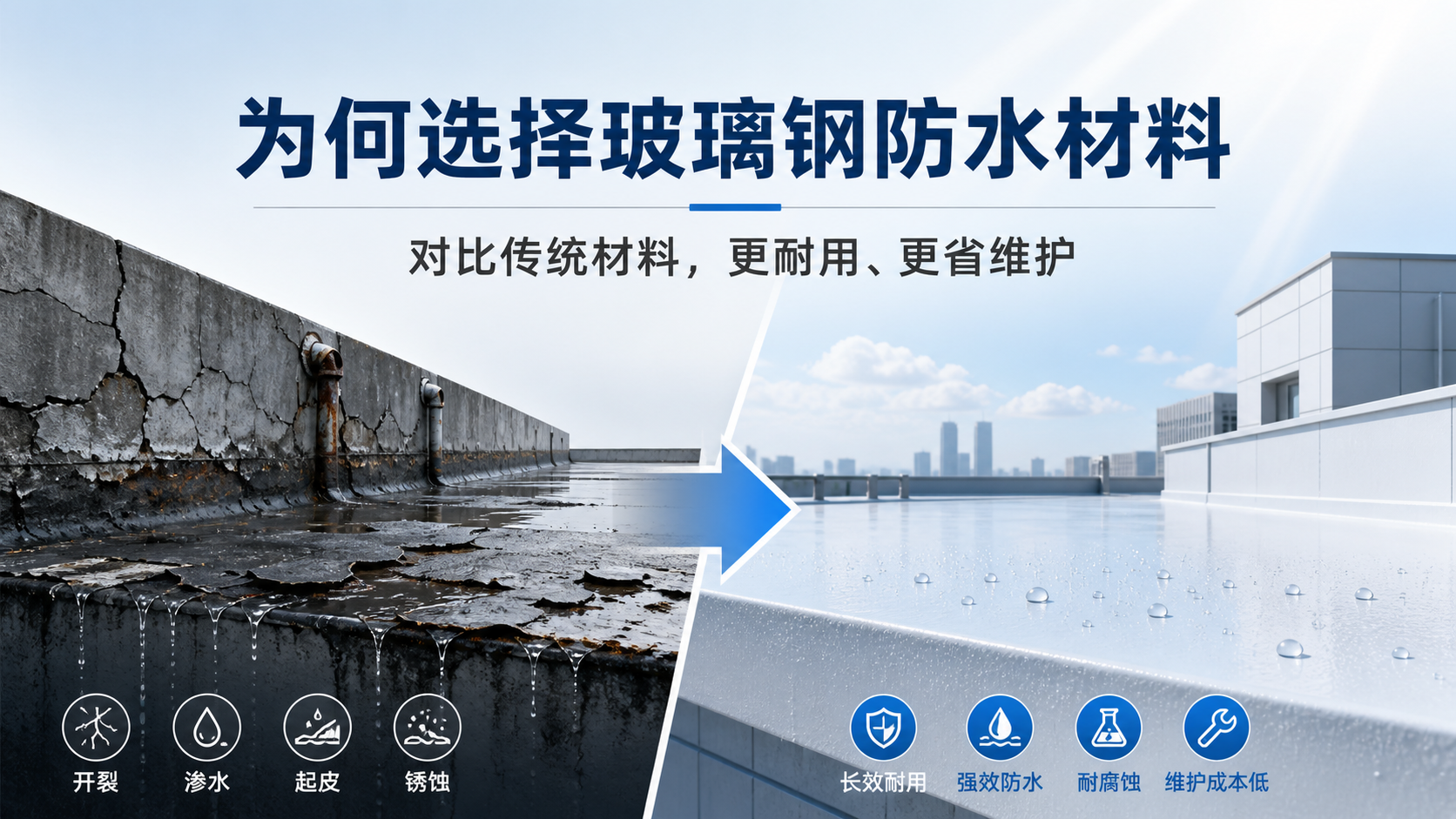 在牡丹江，为何选择玻璃钢防水材料而非传统材料